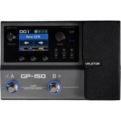 Valeton GP-150 (Guitare), Pédale d'effet, Noir Valeton GP-150 (Guitare), Pédale d'effet, Noir