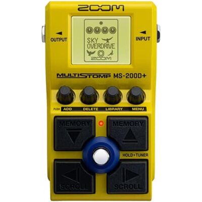 Zoom MS-200D+ (Guitare), Pédale d'effet, Jaune Zoom MS-200D+ (Guitare), Pédale d'effet, Jaune
