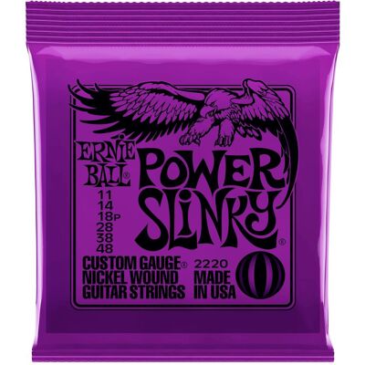 Ernie Ball Power Slinky (6x, Guitare électrique, 0.05"), Corde de guitare Ernie Ball Power Slinky (6x, Guitare électrique, 0.05"), Corde de guitare