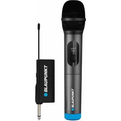 Blaupunkt WM40U Microphone sans fil - Portée 40m UHF Blaupunkt WM40U Microphone sans fil - Portée 40m UHF