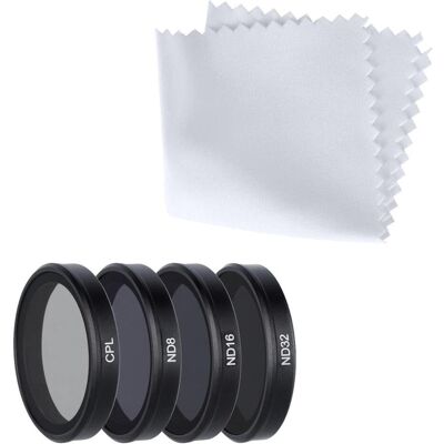 Rollei Kit de filtres DJI Osmo Action 6 – CPL, ND8, ND16, ND32, Caméra d'action : accessoires, Noir Rollei Kit de filtres DJI Osmo Action 6 – CPL, ND8, ND16, ND32, Caméra d'action : accessoires, Noir