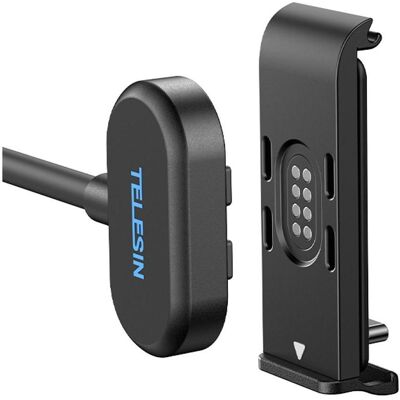 Telesin Magnetic Door and Power Cable Kit for GoPro Hero 13/12/11/10/9, Caméra d'action : accessoires, Noir Telesin Magnetic Door and Power Cable Kit for GoPro Hero 13/12/11/10/9, Caméra d'action : accessoires, Noir
