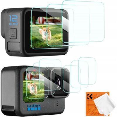 K&F Concept 3x Zestaw Osłona Szkło Na Ekran + Obiektyw Do Gopro Hero 12 11 10 9 Black / / Sku.2191, Caméra d'action : accessoires, Noir K&F Concept 3x Zestaw Osłona Szkło Na Ekran + Obiektyw Do Gopro Hero 12 11 10 9 Black / / Sku.2191, Caméra d'action : accessoires, Noir