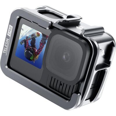 Telesin Metal Cage V2 For GoPro HERO 13/12/11/10/9 (T-S6-FMS-14-TGP), Caméra d'action : accessoires, Noir Telesin Metal Cage V2 For GoPro HERO 13/12/11/10/9 (T-S6-FMS-14-TGP), Caméra d'action : accessoires, Noir