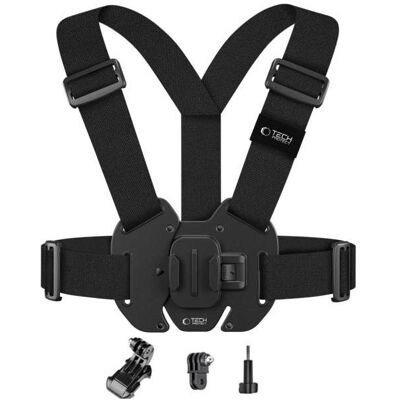 Telesin Harnais de poitrine GA100 pour GoPro / DJI, Caméra d'action : accessoires, Noir Telesin Harnais de poitrine GA100 pour GoPro / DJI, Caméra d'action : accessoires, Noir