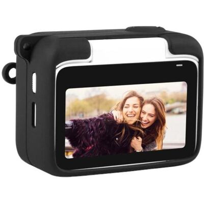 Puluz Etui de protection en silicone pour Insta360 GO 3 avec cache-objectif, Caméra d'action : accessoires, Noir Puluz Etui de protection en silicone pour Insta360 GO 3 avec cache-objectif, Caméra d'action : accessoires, Noir