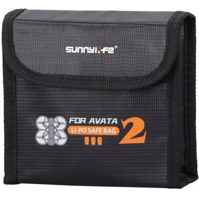 Sunnylife Futerał Etui Pokrowiec Na 3x Akumulator Do Drona Dji Avata 2 Ognioodporny / At2-dc783-3 (Accessoires pour drone Sac, DJI Avata 2), Housse pour drone, Noir Sunnylife Futerał Etui Pokrowiec Na 3x Akumulator Do Drona Dji Avata 2 Ognioodporny / At2-dc783-3 (Accessoires pour drone Sac, DJI Avata 2), Housse pour drone, Noir
