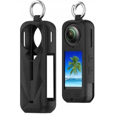 Puluz Étui en silicone – Noir – Pour Insta360 X5 / X 5, Caméra d'action : accessoires, Noir Puluz Étui en silicone – Noir – Pour Insta360 X5 / X 5, Caméra d'action : accessoires, Noir