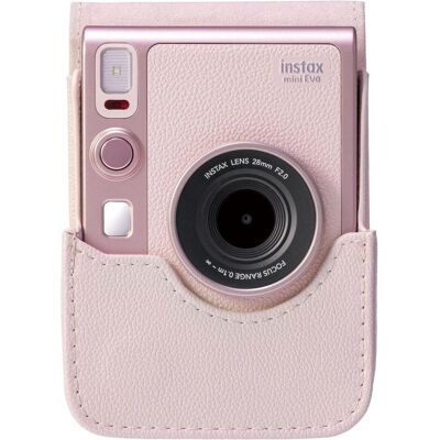 Fujifilm Étui Instax Mini Evo (Sacoche d’appareil photo prête à l’emploi), Housse pour appareil photo, Rose Fujifilm Étui Instax Mini Evo (Sacoche d’appareil photo prête à l’emploi), Housse pour appareil photo, Rose