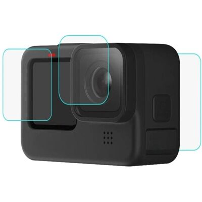 Puluz Protection d'écran 9H en verre trempé pour GoPro HERO 12/11/10, noire, Caméra d'action : accessoires, Noir Puluz Protection d'écran 9H en verre trempé pour GoPro HERO 12/11/10, noire, Caméra d'action : accessoires, Noir