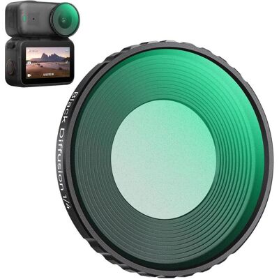 K&F Concept Filtr Black Diffusion 1/4 Efektowy Do Kamery Dji Osmo Nano Etui / Kf12.0031, Caméra d'action : accessoires, Noir K&F Concept Filtr Black Diffusion 1/4 Efektowy Do Kamery Dji Osmo Nano Etui / Kf12.0031, Caméra d'action : accessoires, Noir