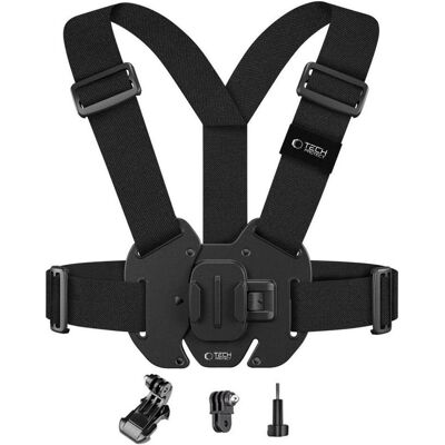 Telesin Harnais de poitrine GA100 pour GoPro / DJI, Caméra d'action : accessoires, Noir Telesin Harnais de poitrine GA100 pour GoPro / DJI, Caméra d'action : accessoires, Noir