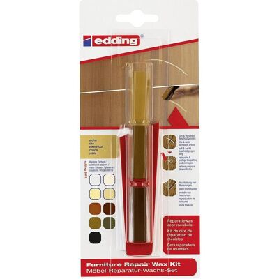 Edding, Marqueur, Kit de cire de réparation pour meubles (3x) Edding, Marqueur, Kit de cire de réparation pour meubles (3x)