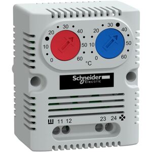 Schneider Electric NSYCCOTHD - Thermostat, 250V, Métal, IP20 Schneider Electric NSYCCOTHD - Thermostat, 250V, Métal, IP20