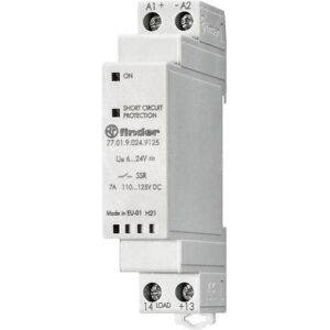 Finder 77.01.9.024.9125 - Relais à Semi-conducteurs - 7A, 85-140V DC Finder 77.01.9.024.9125 - Relais à Semi-conducteurs - 7A, 85-140V DC