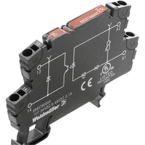 Relais Solid State Weidmüller 1254880000-1 - Contrôle 24V DC - Charge 4A - Automatisation Compacte Relais Solid State Weidmüller 1254880000-1 - Contrôle 24V DC - Charge 4A - Automatisation Compacte