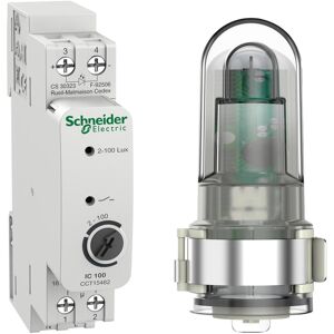 Schneider Electric CCT15482 - Interrupteur crépusculaire - Capteur de Lux réglable Schneider Electric CCT15482 - Interrupteur crépusculaire - Capteur de Lux réglable