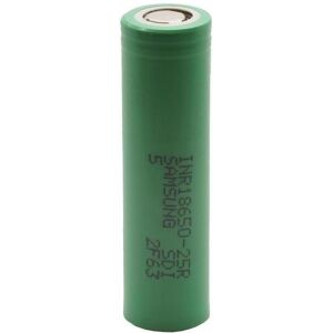 Batterie rechargeable Samsung INR18650-25R - Haute courant, Haute température, Flat-Top - Type de batterie Batterie rechargeable Samsung INR18650-25R - Haute courant, Haute température, Flat-Top - Type de batterie