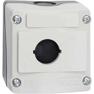 Boîtier BACO LBX0100 - IP66, 74x74x47.9mm, Gris Boîtier BACO LBX0100 - IP66, 74x74x47.9mm, Gris