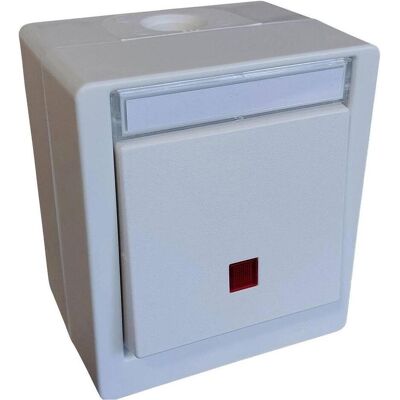 N&L 27715 Interrupteur de contrôle - Tactile + Interrupteur - Blanc N&L 27715 Interrupteur de contrôle - Tactile + Interrupteur - Blanc