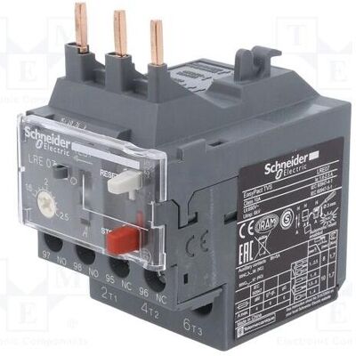 Schneider Easy TeSys Relais de surcharge 1,6-2,5A LRE07, Relai Schneider Easy TeSys Relais de surcharge 1,6-2,5A LRE07, Relai