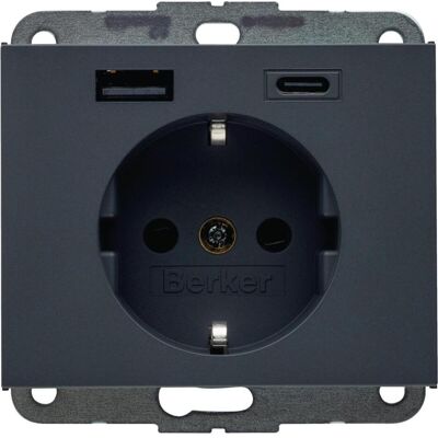 Berker, Prise de courant, Steckdose AC 20W PD K.x Berker, Prise de courant, Steckdose AC 20W PD K.x