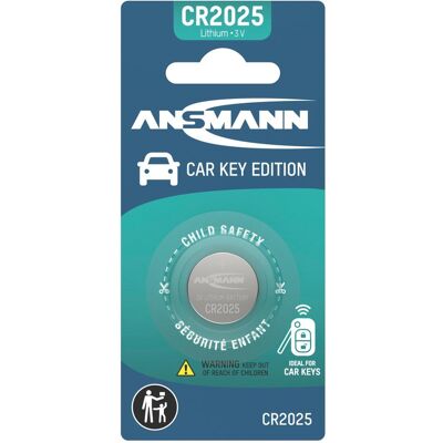 Ansmann CR2025 - Car key Lithium Knopfzelle (1 pcs, CR2025), Batteries + piles Ansmann CR2025 - Car key Lithium Knopfzelle (1 pcs, CR2025), Batteries + piles