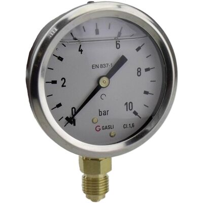 Manomètre pneumatique ICH 63R10.MGE - 0-10 bar - 63mm Manomètre pneumatique ICH 63R10.MGE - 0-10 bar - 63mm