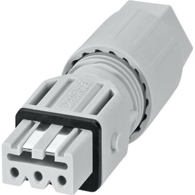 Phoenix Contact 1490380 Connecteurs - 4 pôles + PE, 16A, 10A, Gris - Connecteur Phoenix Contact 1490380 Connecteurs - 4 pôles + PE, 16A, 10A, Gris - Connecteur