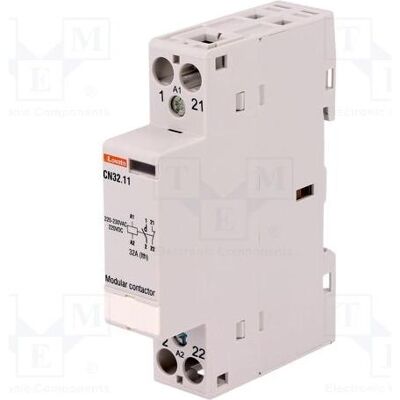 Lovato Contacteur : installation bipolaire 32 A, 220÷230 V CA, 220÷230 V CC, CN32, Relai Lovato Contacteur : installation bipolaire 32 A, 220÷230 V CA, 220÷230 V CC, CN32, Relai