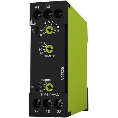 Relais Temporaire Tele V2ZS20 - 12-240V - 180s - 2 Contacts Relais Temporaire Tele V2ZS20 - 12-240V - 180s - 2 Contacts
