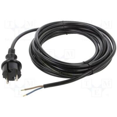 Plastrol, Rallonge, Câble H07BQ-F 2 × 1,5 mm², fiche CEE 7/17 (C), câbles PUR bleus de 5 m (5 m, CEE 7/17) Plastrol, Rallonge, Câble H07BQ-F 2 × 1,5 mm², fiche CEE 7/17 (C), câbles PUR bleus de 5 m (5 m, CEE 7/17)