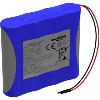 Ansmann 2S2P Akkupack 4x 18650 Kabel Li-Ion 7.2V 5200mAh Akkupack 4x Li-Ion 7. (1 pcs, Spécifique à l'appareil, 5200 mAh), Batteries + piles Ansmann 2S2P Akkupack 4x 18650 Kabel Li-Ion 7.2V 5200mAh Akkupack 4x Li-Ion 7. (1 pcs, Spécifique à l'appareil, 5200 mAh), Batteries + piles