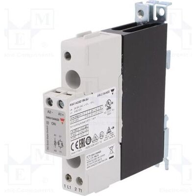 Carlo Gavazzi Relais à semi-conducteurs monophasé 24-240 V CA 20 A 3-32 V CC (RGC1A23D15KGU), Relai Carlo Gavazzi Relais à semi-conducteurs monophasé 24-240 V CA 20 A 3-32 V CC (RGC1A23D15KGU), Relai