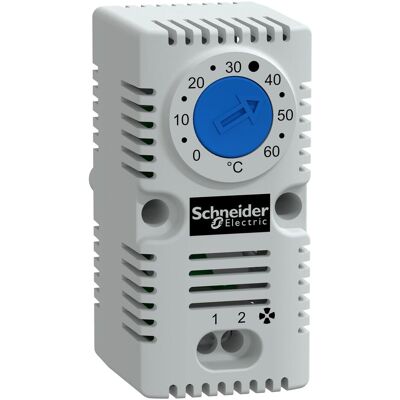 Thermostat Schneider Electric NSYCCOTHO - Bimétal, 0-60°C, Montage DIN Thermostat Schneider Electric NSYCCOTHO - Bimétal, 0-60°C, Montage DIN