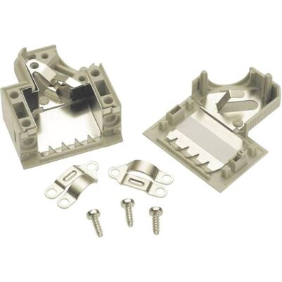 Harting 09 67 025 0573 Boîtier SUB-D - 25 Broches, Gris, 45° Harting 09 67 025 0573 Boîtier SUB-D - 25 Broches, Gris, 45°
