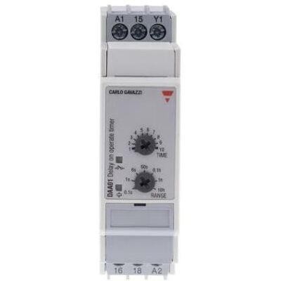 Carlo Gavazzi On Delay Timer Montage sur rail DIN, 8A, SPDT, Relai Carlo Gavazzi On Delay Timer Montage sur rail DIN, 8A, SPDT, Relai
