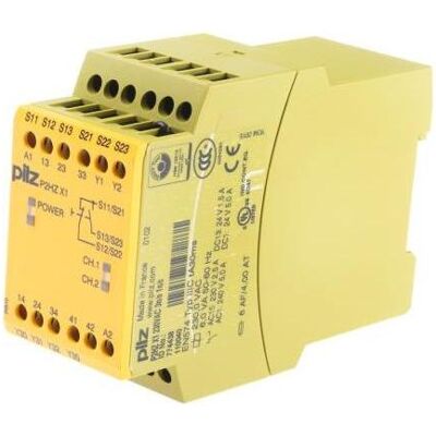 Relais de sécurité Pilz P2HZ X1 - Contrôle à deux mains - 230V AC Relais de sécurité Pilz P2HZ X1 - Contrôle à deux mains - 230V AC