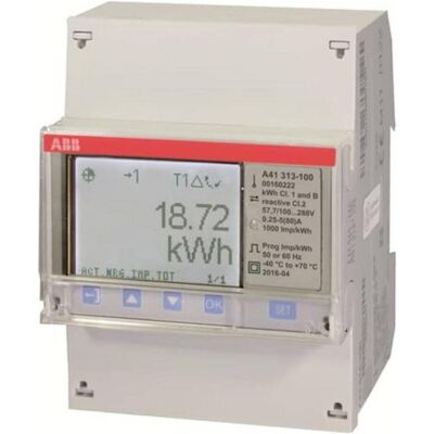 ABB A41 412-100 Compteur d'énergie RS485 - Compteur électrique ABB A41 412-100 Compteur d'énergie RS485 - Compteur électrique
