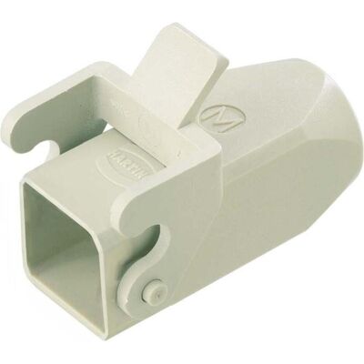 Harting HAN A Douille de connecteur type 3Aavec accès M20 Plastique avec clip de verrouillage, Câble + prise électronique, Gris Harting HAN A Douille de connecteur type 3Aavec accès M20 Plastique avec clip de verrouillage, Câble + prise électronique, Gris