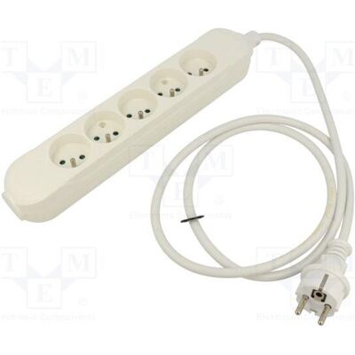 Jonex, Rallonge, Rallonge H05VV-F 3G 1,5 mm² 1,5 m PVC blanc Nombre de prises : 5 (1.50 m, CEE 7/7) Jonex, Rallonge, Rallonge H05VV-F 3G 1,5 mm² 1,5 m PVC blanc Nombre de prises : 5 (1.50 m, CEE 7/7)