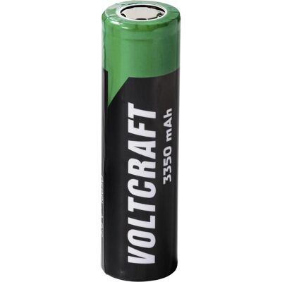 Voltcraft Batterie spéciale 18650 à extrémité plate Li-Ion 3,6 V 3 350 mAh, 1 pièce (1 pcs, 18650, 3350 mAh), Batteries + piles Voltcraft Batterie spéciale 18650 à extrémité plate Li-Ion 3,6 V 3 350 mAh, 1 pièce (1 pcs, 18650, 3350 mAh), Batteries + piles