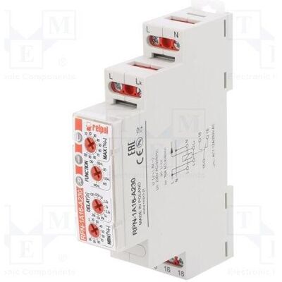 Relpol Relais de surveillance monophasé 230 V CA 16 A 1P 50, Relai Relpol Relais de surveillance monophasé 230 V CA 16 A 1P 50, Relai