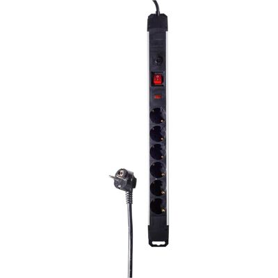 Shiverpeaks, Multiprise, BS09-20565 Unité de distribution d'alimentation (PDU) 6 sorties CA Noir (6x, CEE 7/4, 1.50 m) Shiverpeaks, Multiprise, BS09-20565 Unité de distribution d'alimentation (PDU) 6 sorties CA Noir (6x, CEE 7/4, 1.50 m)