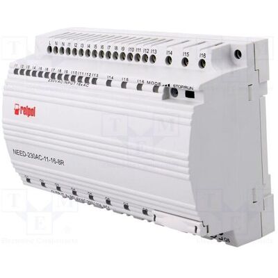 Relpol Relais programmable : Sortie 1 : 250 V CA/10 A Entrées : 16 Entrées analogiques : 3 Sorties : 8, Relai Relpol Relais programmable : Sortie 1 : 250 V CA/10 A Entrées : 16 Entrées analogiques : 3 Sorties : 8, Relai