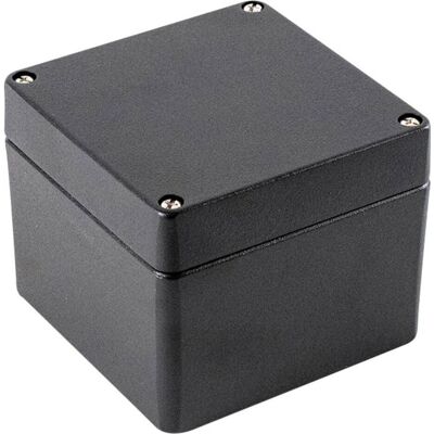 Hammond Boîtier métallique 1590 100x100x80mm Aluminium, moulé sous pression noir IP68 (Boîtier), Accessoires électroniques + boîtier, Noir Hammond Boîtier métallique 1590 100x100x80mm Aluminium, moulé sous pression noir IP68 (Boîtier), Accessoires électroniques + boîtier, Noir