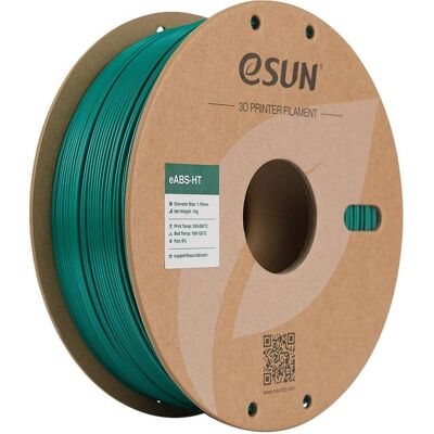 eSUN EABS-HT 1,75mm GREEN 1kg (ABS, 1.75 mm, 1000 g), Filament 3D, Vert eSUN EABS-HT 1,75mm GREEN 1kg (ABS, 1.75 mm, 1000 g), Filament 3D, Vert