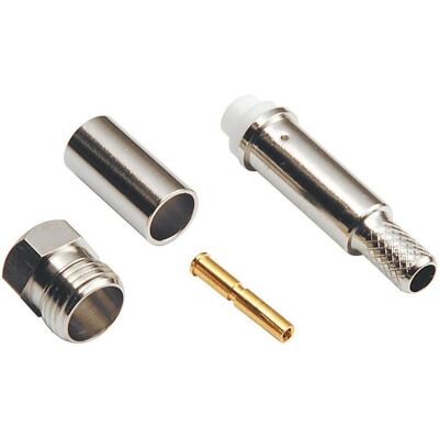 BKL Electronic 0412004 0412004 Connecteur FME femelle, droit 50 Ω 1 pc., Câble + prise électronique, Argent BKL Electronic 0412004 0412004 Connecteur FME femelle, droit 50 Ω 1 pc., Câble + prise électronique, Argent