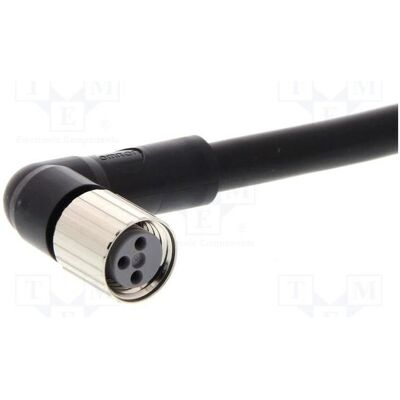 Omron Câble : pour capteurs/automatisation PIN : 3 connecteurs femelles M8 coudés, 10 m, PVC, Câble + prise électronique Omron Câble : pour capteurs/automatisation PIN : 3 connecteurs femelles M8 coudés, 10 m, PVC, Câble + prise électronique