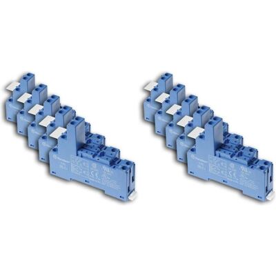 Finder Prise 95.03SMA – Pour relais 40.31 – Borne à pince – Avec clip métallique, Câble + prise électronique Finder Prise 95.03SMA – Pour relais 40.31 – Borne à pince – Avec clip métallique, Câble + prise électronique